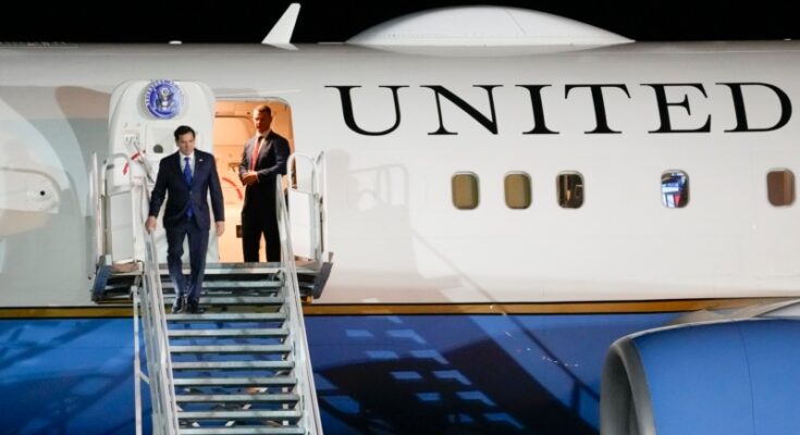 Marco Rubio llega a Panamá en medio de protestas y expectativas sobre agenda Marco Rubio llega a Panamá en medio de protestas y expectativas sobre agenda