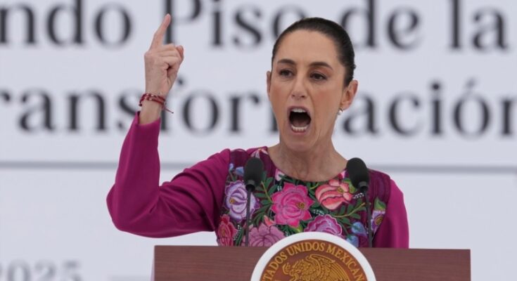 Presidenta de México ordena aranceles contra EEUU en respuesta a Trump, rechaza alianzas criminales Presidenta de México ordena aranceles contra EEUU en respuesta a Trump, rechaza alianzas criminales